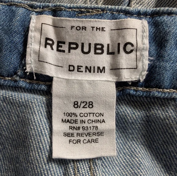 For The Republic Embroidered Denim Skirt - Picture 7 of 7